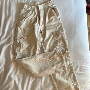 John Galt Brandy Melville size small off white/beige cargo pant